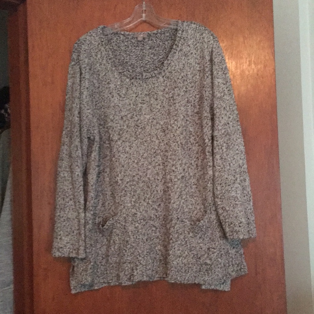 J . Jill size xl grey sweater .